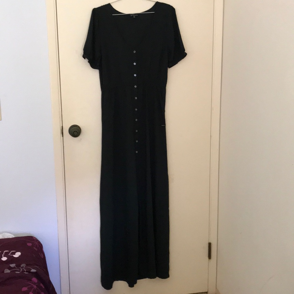 OBEY Dark Green Maxi Dress